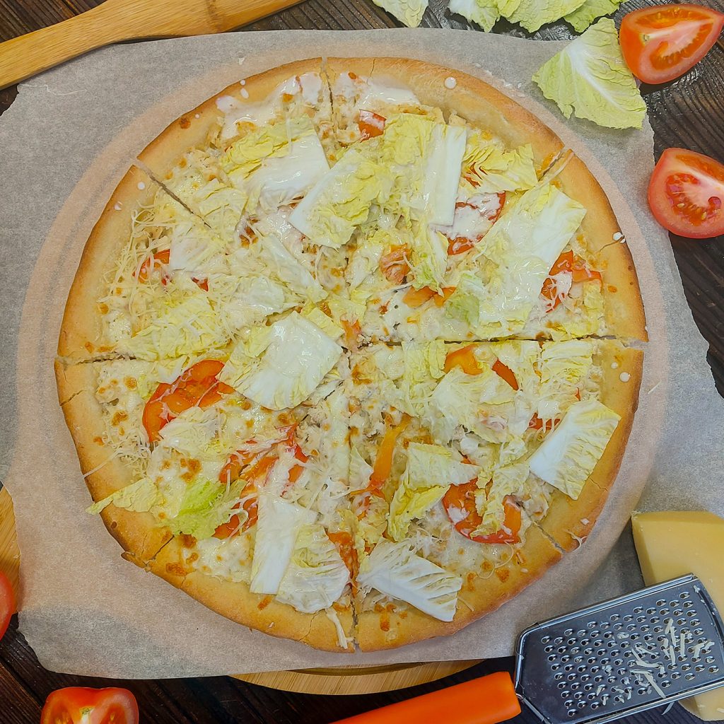 пицца цезарь с ветчиной приготовление фото 113